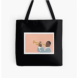 LOUIS ARMSTRONG All Over Print Tote Bag