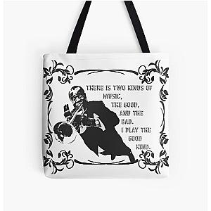 Louis Armstrong All Print Tote Bag