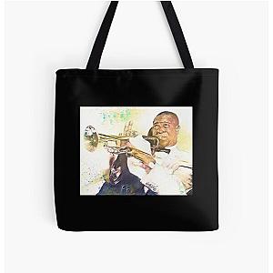 Louis Armstrong Lightweight Sweatshirt Tote Bag