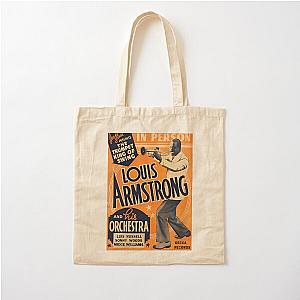 Louis Armstrong Vintage Cotton Tote Bag