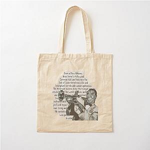 Louis Armstrong Cotton Tote Bag