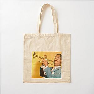 Legends of Jazz Louis Armstrong Cotton Tote Bag