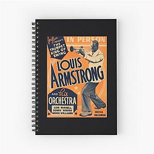 Louis Armstrong Vintage Spiral Notebook