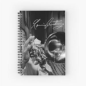 Louis Armstrong on a Sidewalk in Lisbon Notebook