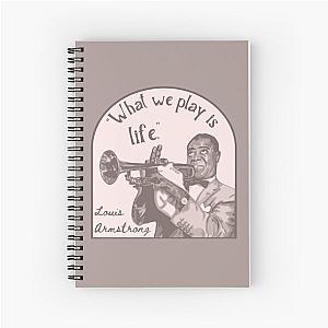 Louis Armstrong Portrait Spiral Notebook