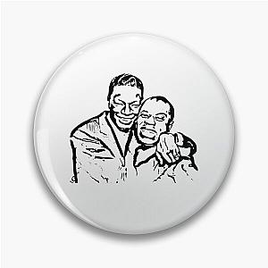 Louis Armstrong and Nat King Cole Pin