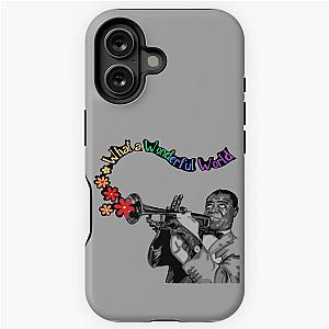 Louis Armstrong Portrait Quote iPhone Tough Case