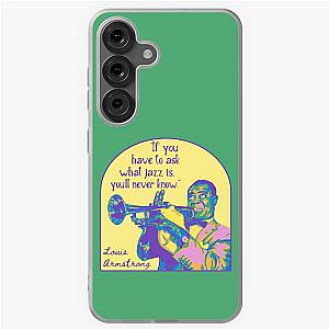 Louis Armstrong Portrait Samsung Galaxy Case