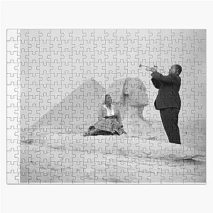 Louis Armstrong at the Sphinx and Egyptian Jigsaw Puzzle