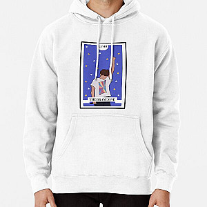 Louis Tomlinson Hoodies - Louis Tomlinson Tarot Card - The Brave One Pullover Hoodie