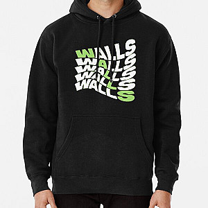 Louis Tomlinson Hoodies - Walls Louis Tomlinson coloured stripe green Pullover Hoodie RB0308