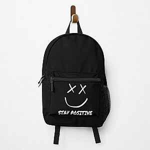 Louis Tomlinson Backpacks - Louis Tomlinson Smiley Design Walls album Stay positive Backpack RB0308