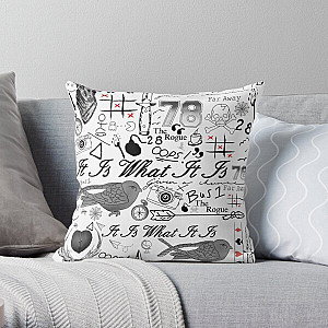 Louis Tomlinson Pillows - Louis Tomlinson tattoos design Throw Pillow RB0308