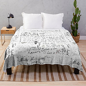 Louis Tomlinson Blanket - Louis Tomlinson Handwriting Throw Blanket RB0308