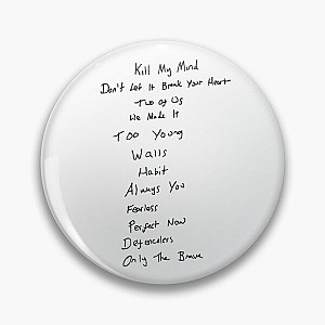 Louis Tomlinson Pins - tracklist Walls Louis Tomlinson Pin RB0308