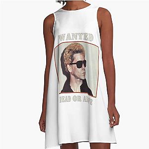 Lou Reed Wanted Dead Alive A Line Dress