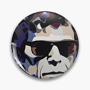 Velvet Underground Lou Reed Abstract Cubism Vector Art Pin