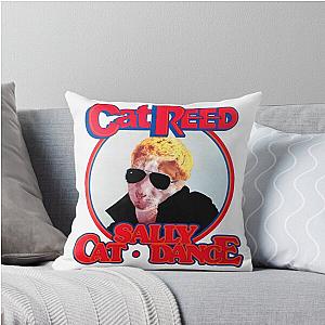 Cat Lou Reed Throw Pillow