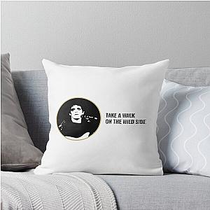 Lou Reed Take a Walk on Side Throw Pillow