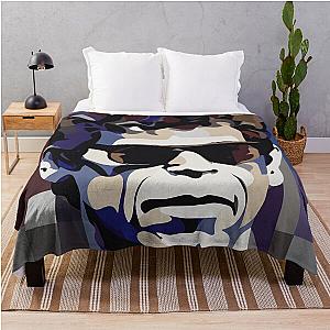 Velvet Underground Lou Reed Abstract Cubism Throw Blanket