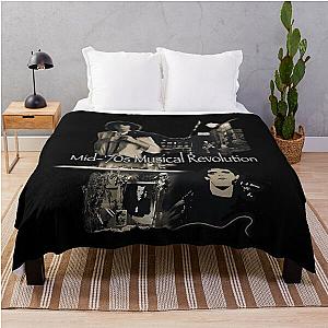 Mid 70s Musical Revolution, Lou Reed, Patti Smith, David Bowie, Brian Eno Throw Blanket
