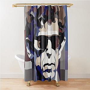 Velvet Underground Lou Reed Abstract Cubism Vector Art Shower Curtain
