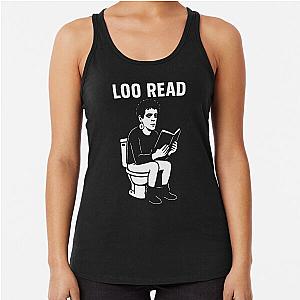 Loo Read Parody Tee, Funny Toilet Humor Shirt, Retro Rock Graphic Tee, Velvet Underground Music Shirt Racerback Tank Top