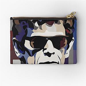 Velvet Underground Lou Reed Abstract Cubism Vector Art Zipper Pouch