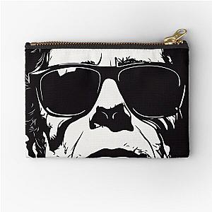 Monochrome Lou Reed Urban Portrait Zipper Pouch