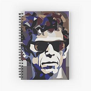 Velvet Underground Lou Reed Abstract Cubism Vector Art Spiral Notebook