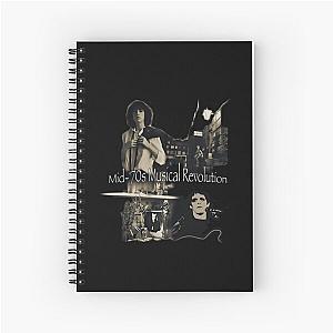 Mid'70s Musical Revolution, Lou Reed, Patti Smith, David Bowie, Brian Eno Spiral Notebook