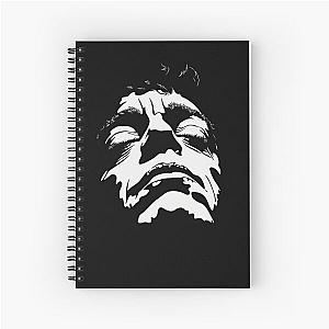 Monochrome Lou Reed Urban Portrait Spiral Notebook