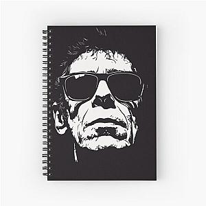 Monochrome Lou Reed Urban Portrait Spiral Notebook