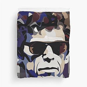 Velvet Underground Lou Reed Abstract Cubism Vector Art Duvet Cover