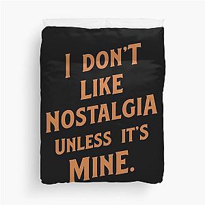 Mens My Favorite Lou Reed I Don'T Like Nostalgia Unless It'S Mine Gifts Music Fans Duvet Cover