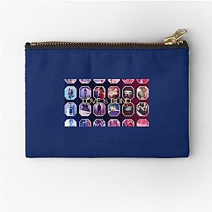 Love Is Blind Zipper Pouch