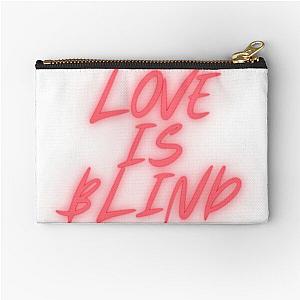 Love is Blind Zipper Pouch