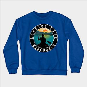 Lovejoy Lake Wisconsin Canoeing Sweatshirt TP0509