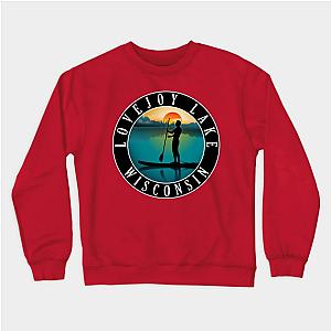 Lovejoy Lake Wisconsin Paddleboarding Sweatshirt TP0509