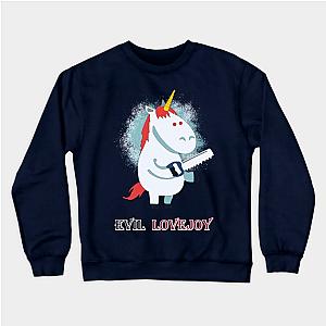 LOVEJOY  Evil Unicorn Sticker and t-shirts Sweatshirt TP0509