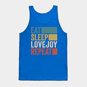 Funny Eat Sleep Lovejoy Repeat Retro Vintage Tank Top TP0509