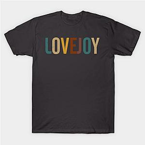 Personalized Name Lovejoy Vintage Styles Camping Text 70s 80s 90s T-Shirt TP0509