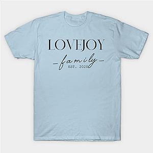 Lovejoy Family EST. 2020, Surname, Lovejoy T-Shirt TP0509