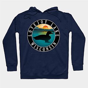 Lovejoy Lake Wisconsin Loon Hoodie TP0509