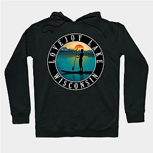 Lovejoy Lake Wisconsin Paddleboarding Hoodie TP0509