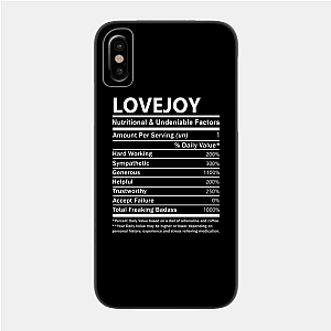 Lovejoy Name T Shirt - Lovejoy Nutritional and Undeniable Name Factors Gift Item Tee Case TP0509