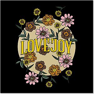 Lovejoy Name Personalized Flower Retro Floral 80s 90s Name Style Poster TP0509