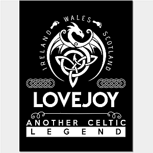 Lovejoy Name T Shirt - Another Celtic Legend Lovejoy Dragon Gift Item Poster TP0509