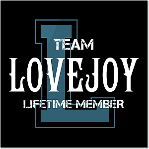 Team LOVEJOY Lifetime Member Poster TP0509