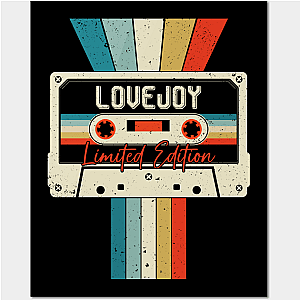 Graphic Lovejoy Proud Name Cassette Tape Vintage Birthday Gifts Poster TP0509